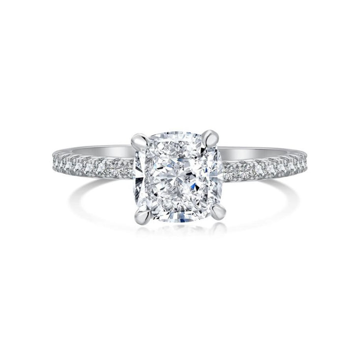 Aseia Round Crushed Ice Ring Silver