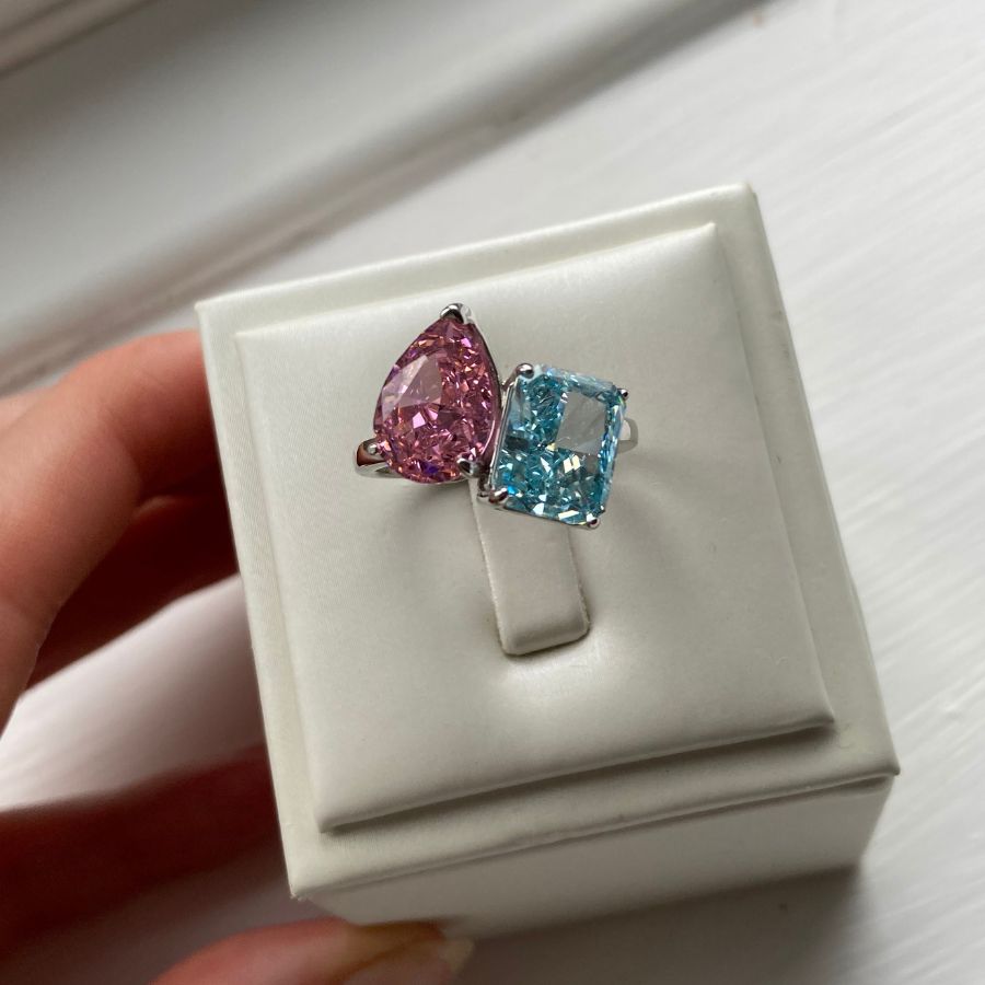 Toi et Moi Birthstone Ring
