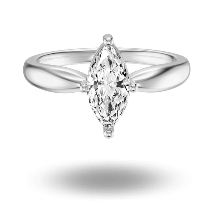 Nova Marquise Cut Ring Silver
