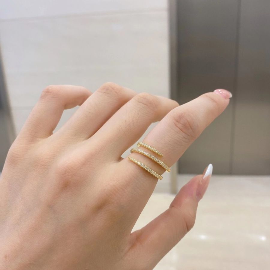 Savi Spiral Wrap Ring Gold