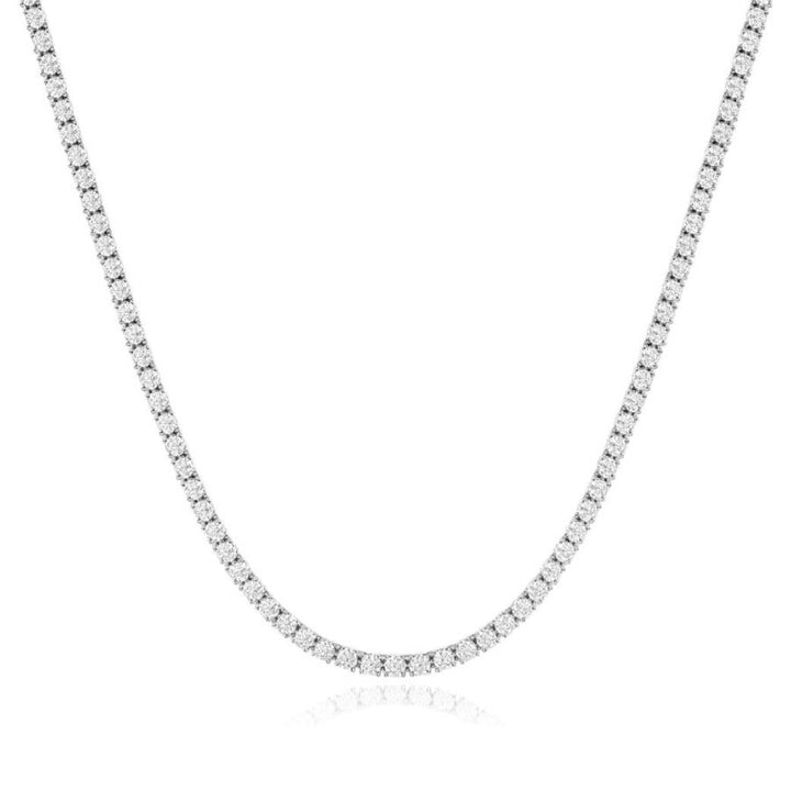 Tennis Necklace 3mm Silver