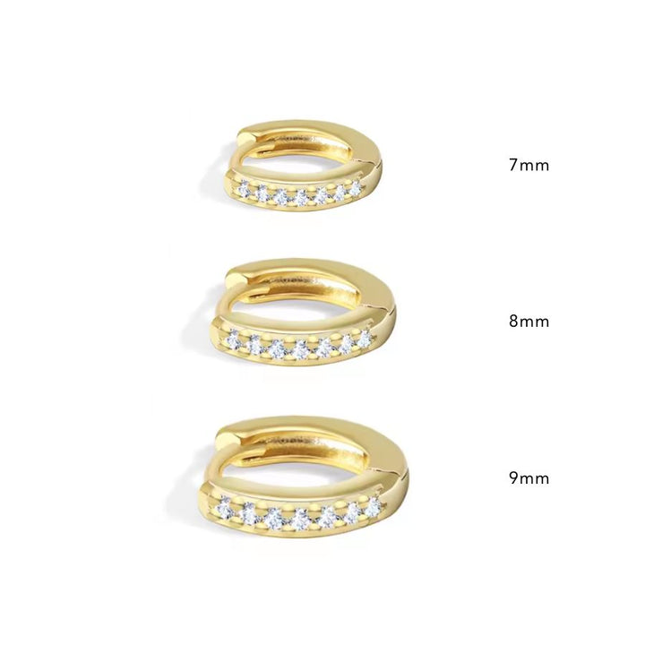 Huggie Hoop Stacking Set Gold