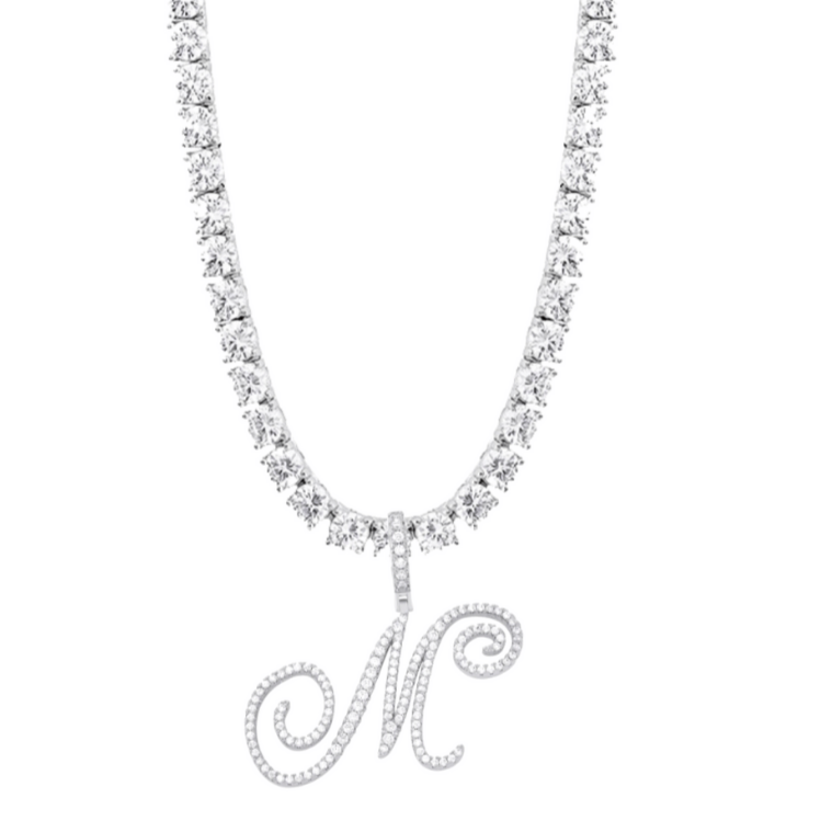 Icy 2025 initial necklace