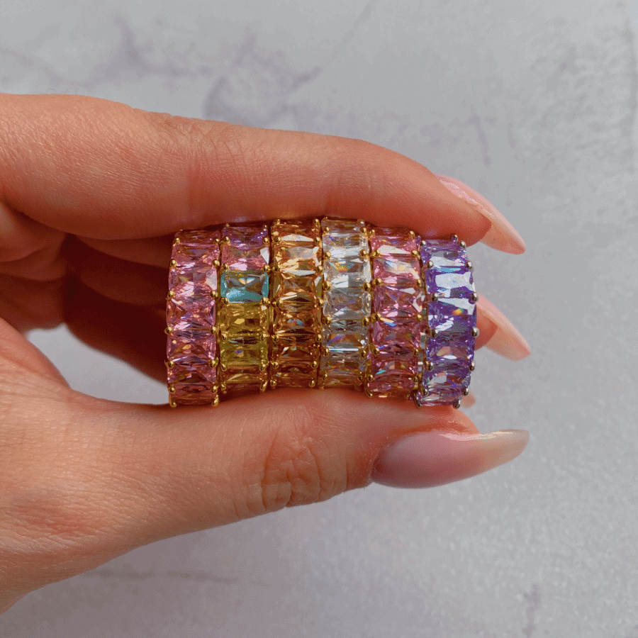 Baby Pink Ring Rose Gold House of Carats UK