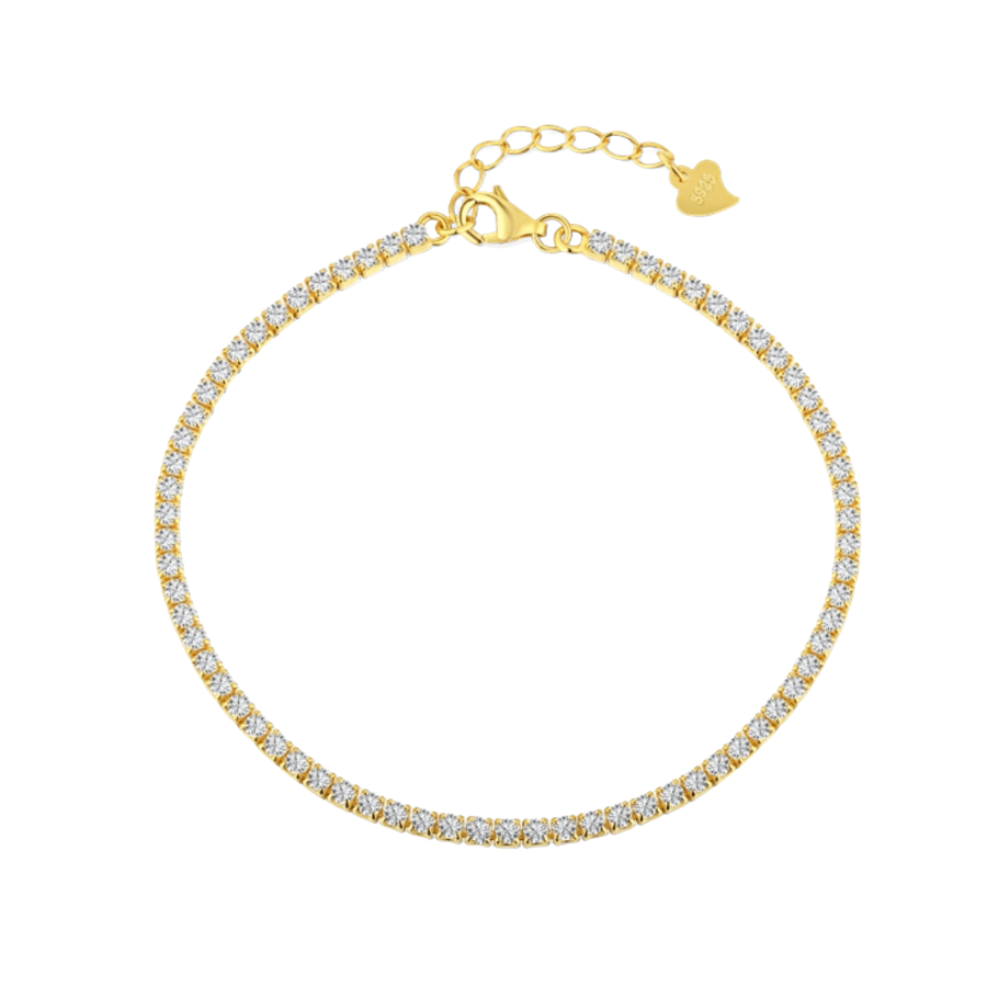 Tennis Bracelet Gold 2mm (PREORDER - 10 December)