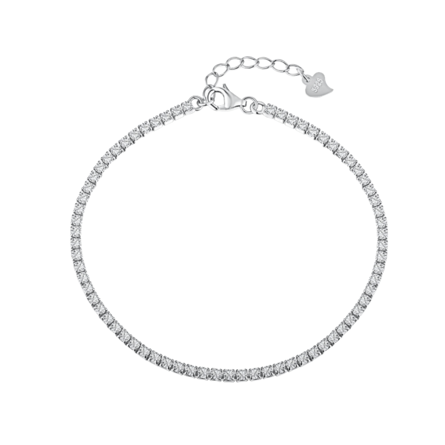 Sterling silver sales tennis bracelet