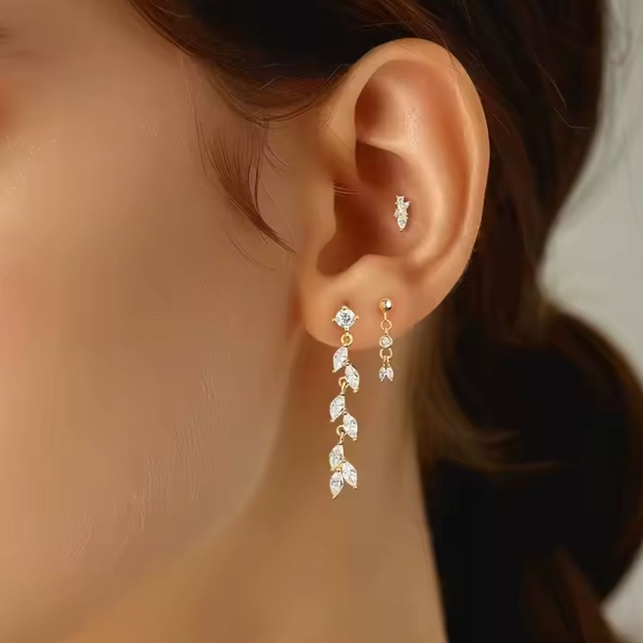 Arabella Earring Set Gold