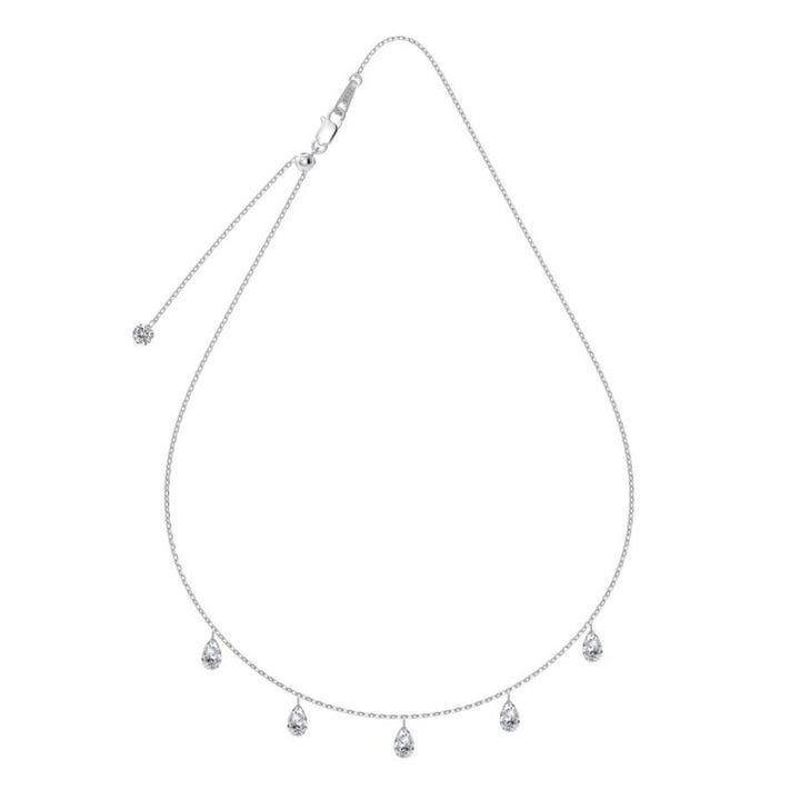 Faira Pear Cut Necklace Gold