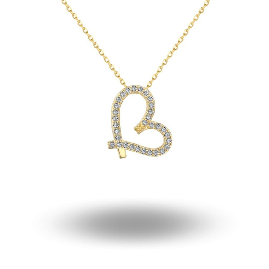 Radiant Love Necklace Gold