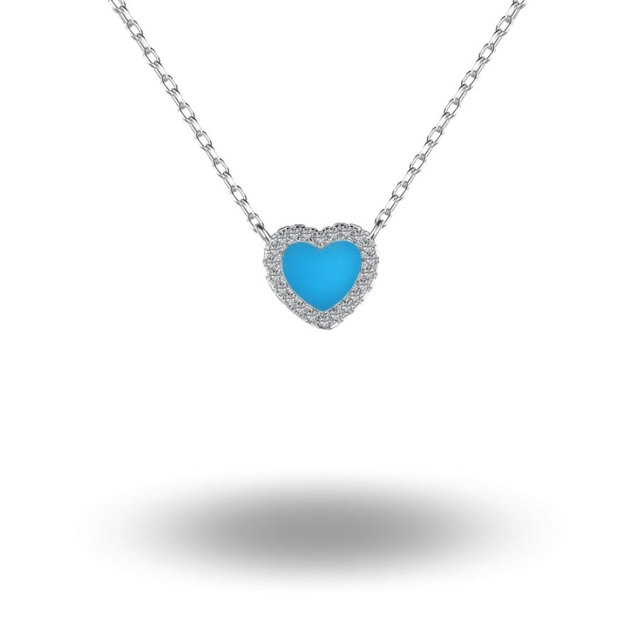 Alfaira Turquoise Heart Necklace