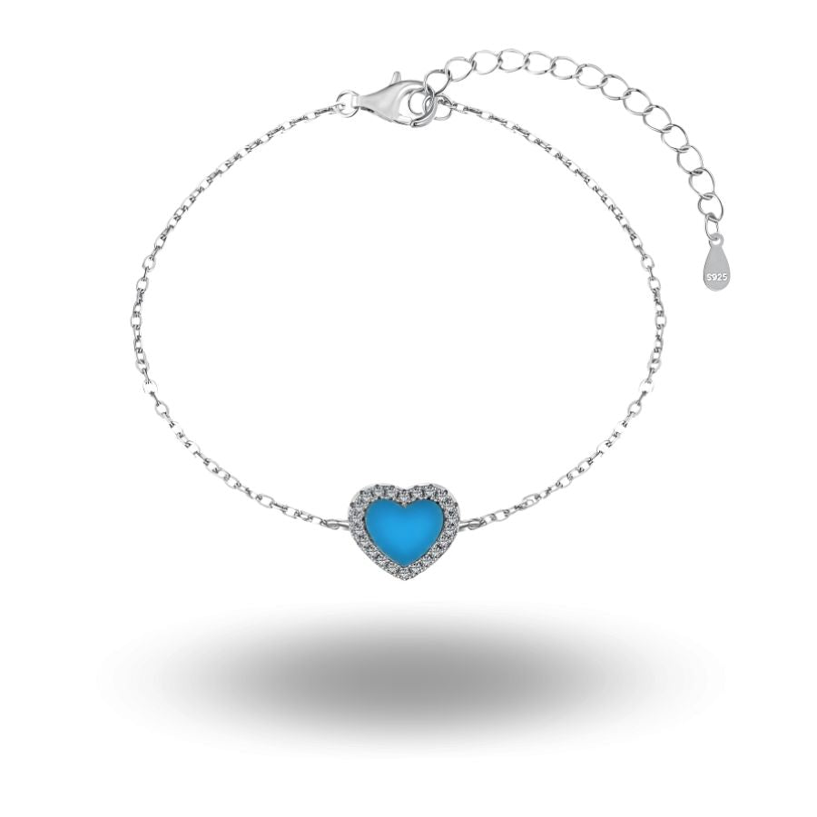 Alfaira Turquoise Heart Bracelet