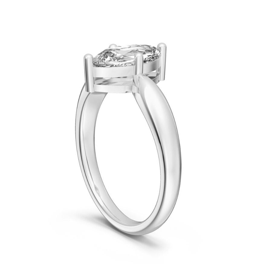 Nova Marquise Cut Ring Silver