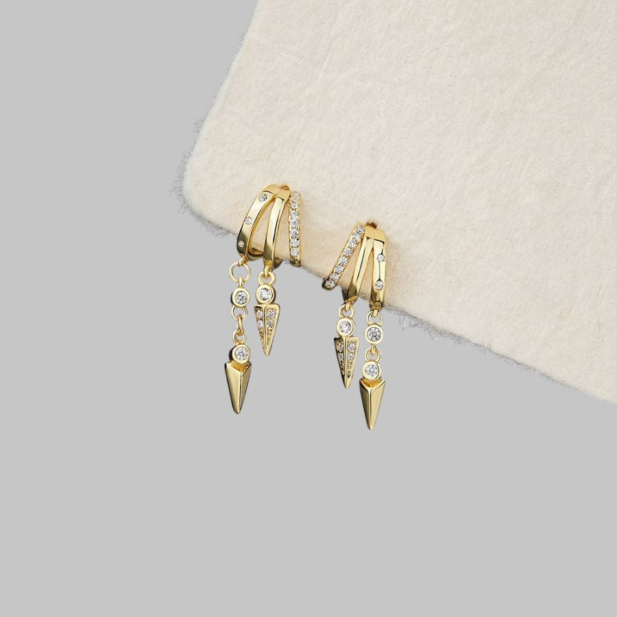 Elain Illusion Earrings Silver