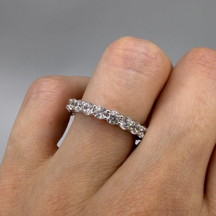 Altia Brilliant Cut Eternity Ring Gold