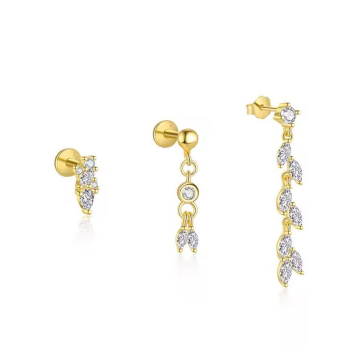 Arabella Earring Set Gold
