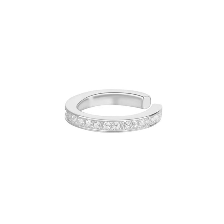 Aria Pav√© Ear Cuff Silver
