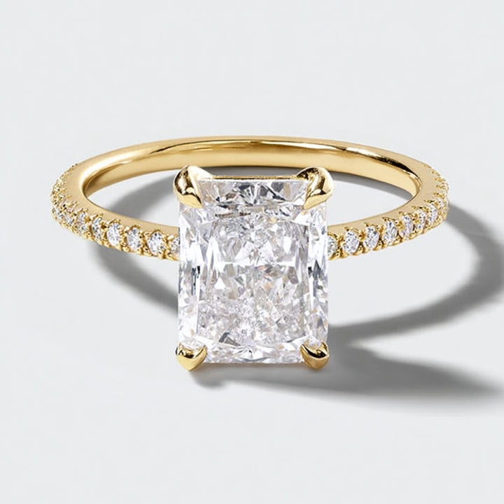 Brea Crushed Ice Ring Gold