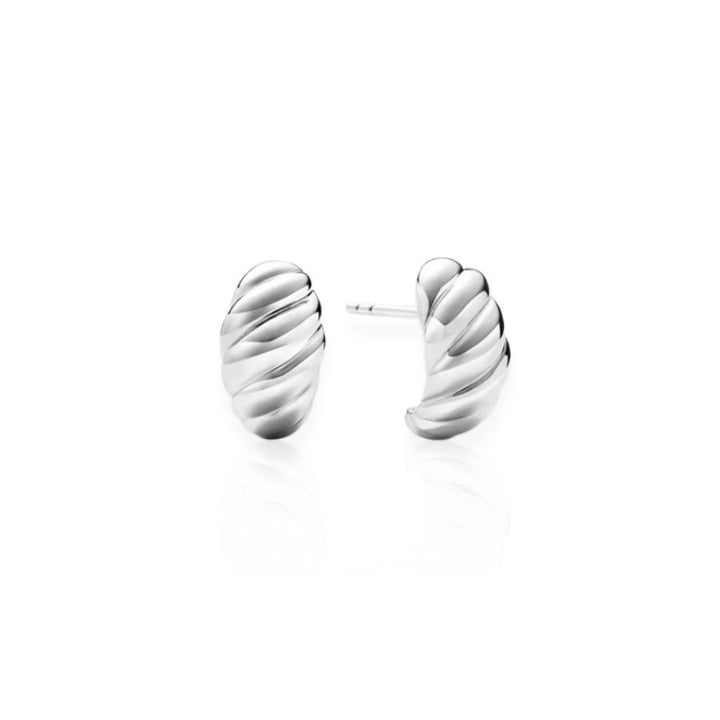 Carrie Croissant Earrings Silver