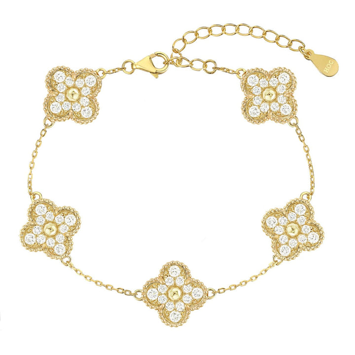 Cristia Clover Bracelet Gold