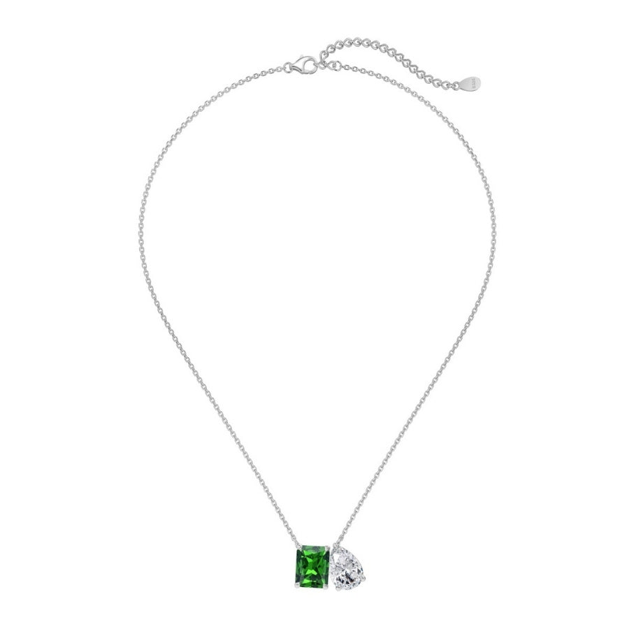 Honore Toi et Moi Necklace Green