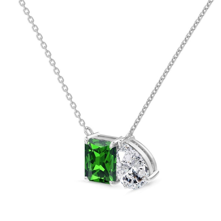 Honore Toi et Moi Necklace Green