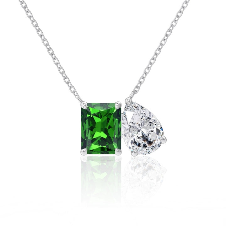 Honore Toi et Moi Necklace Green