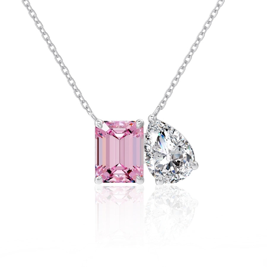 Honore Toi et Moi Necklace Pink