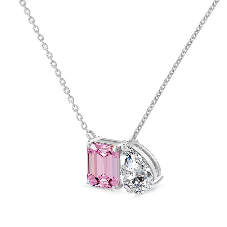 Honore Toi et Moi Necklace Pink