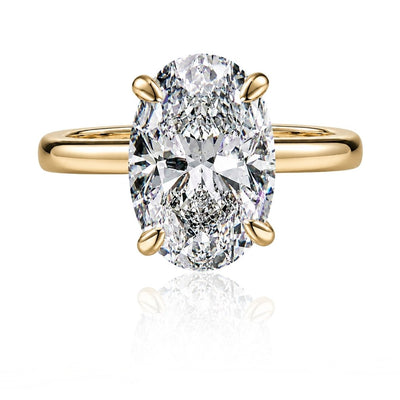 Letia Oval Cut Ring Gold