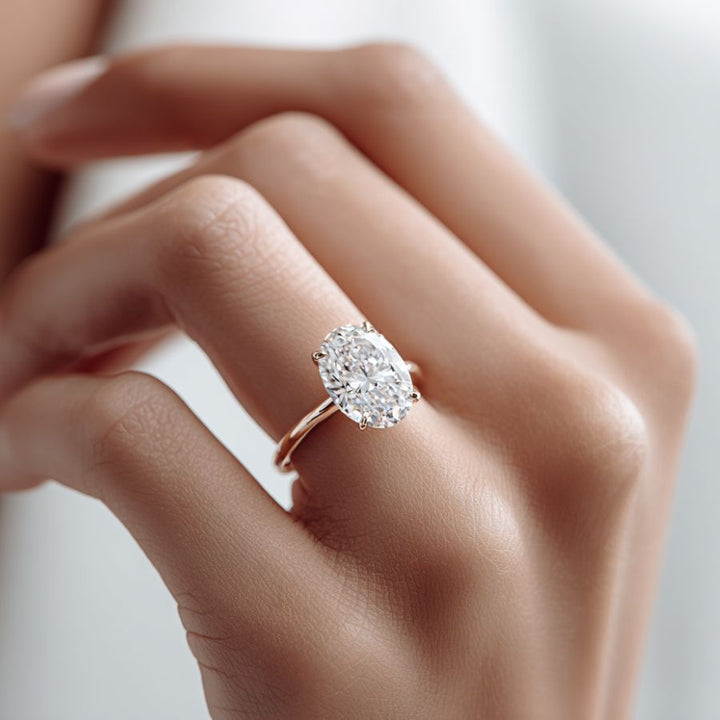 Letia Oval Cut Ring Silver