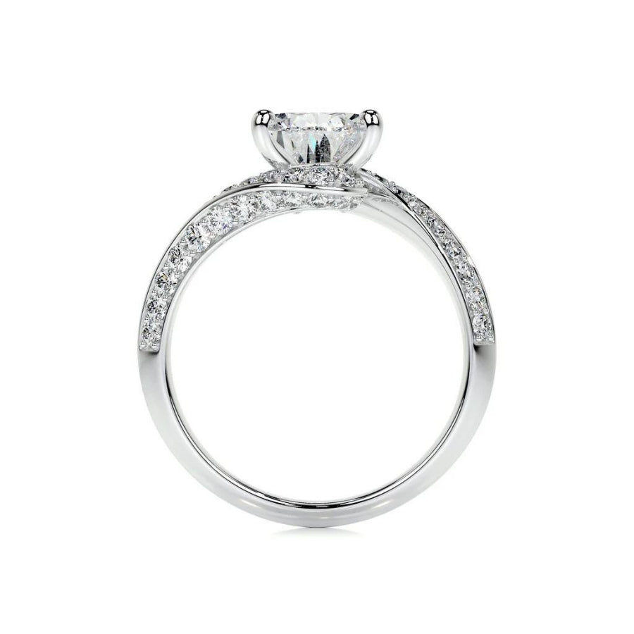 Luelle Pear Cut Ring Silver