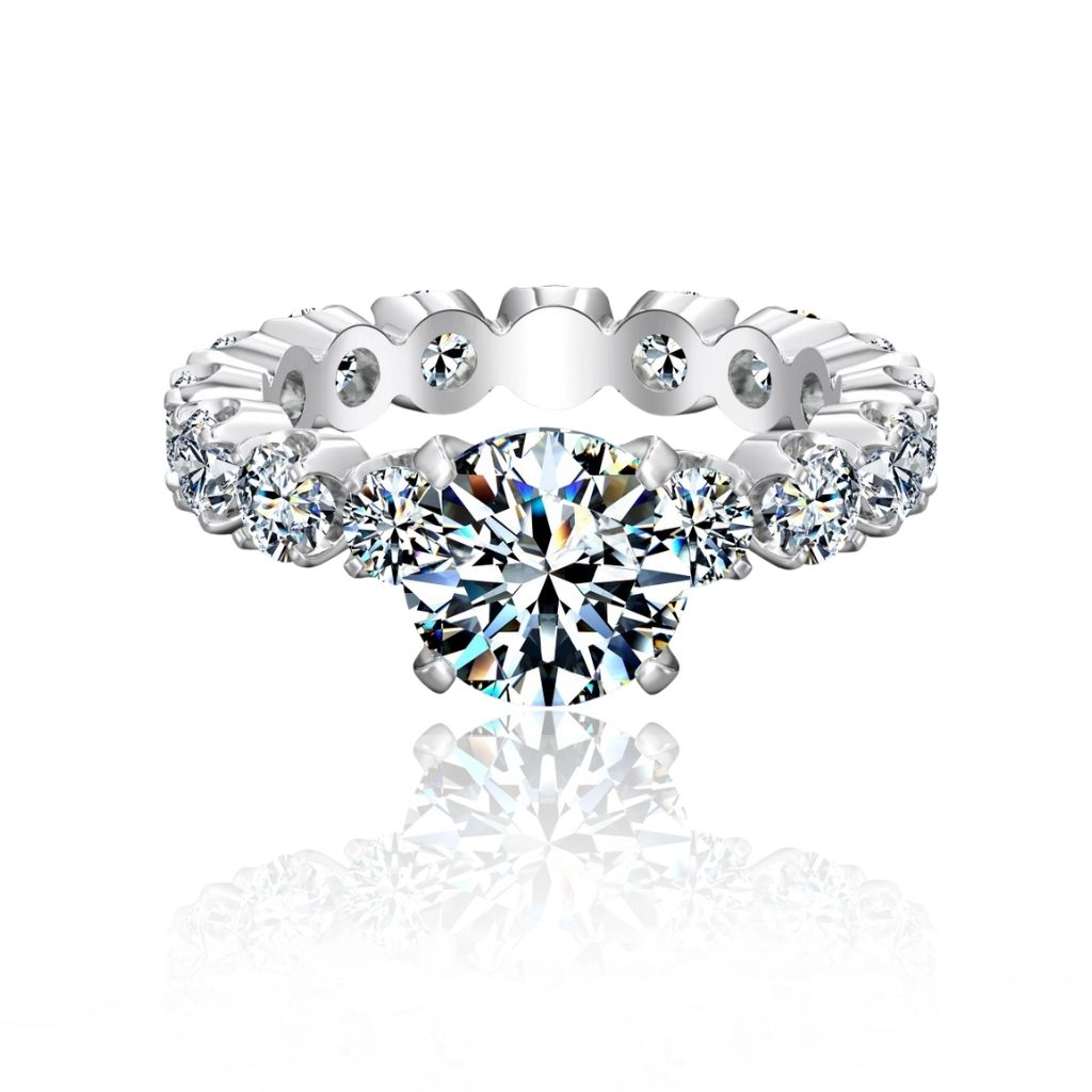 Marissa Brilliant Cut Moissanite Ring