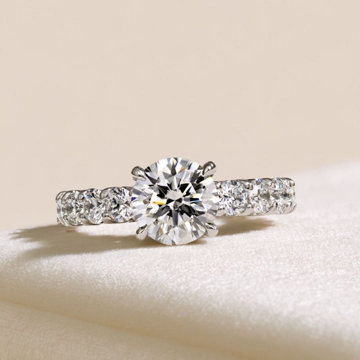 Marissa Brilliant Cut Moissanite Ring