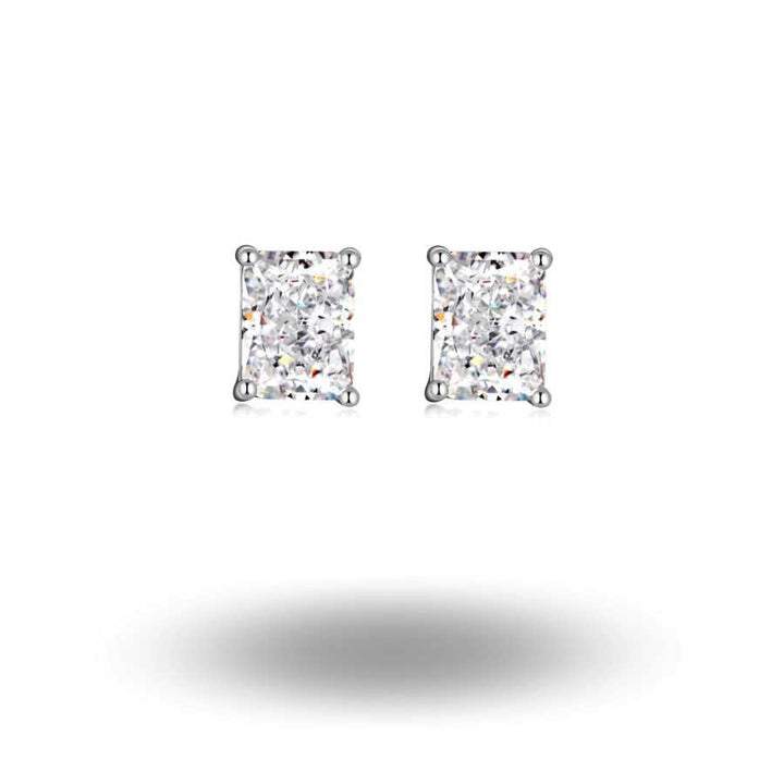 Mayyah Crushed Ice Cut Stud Earrings