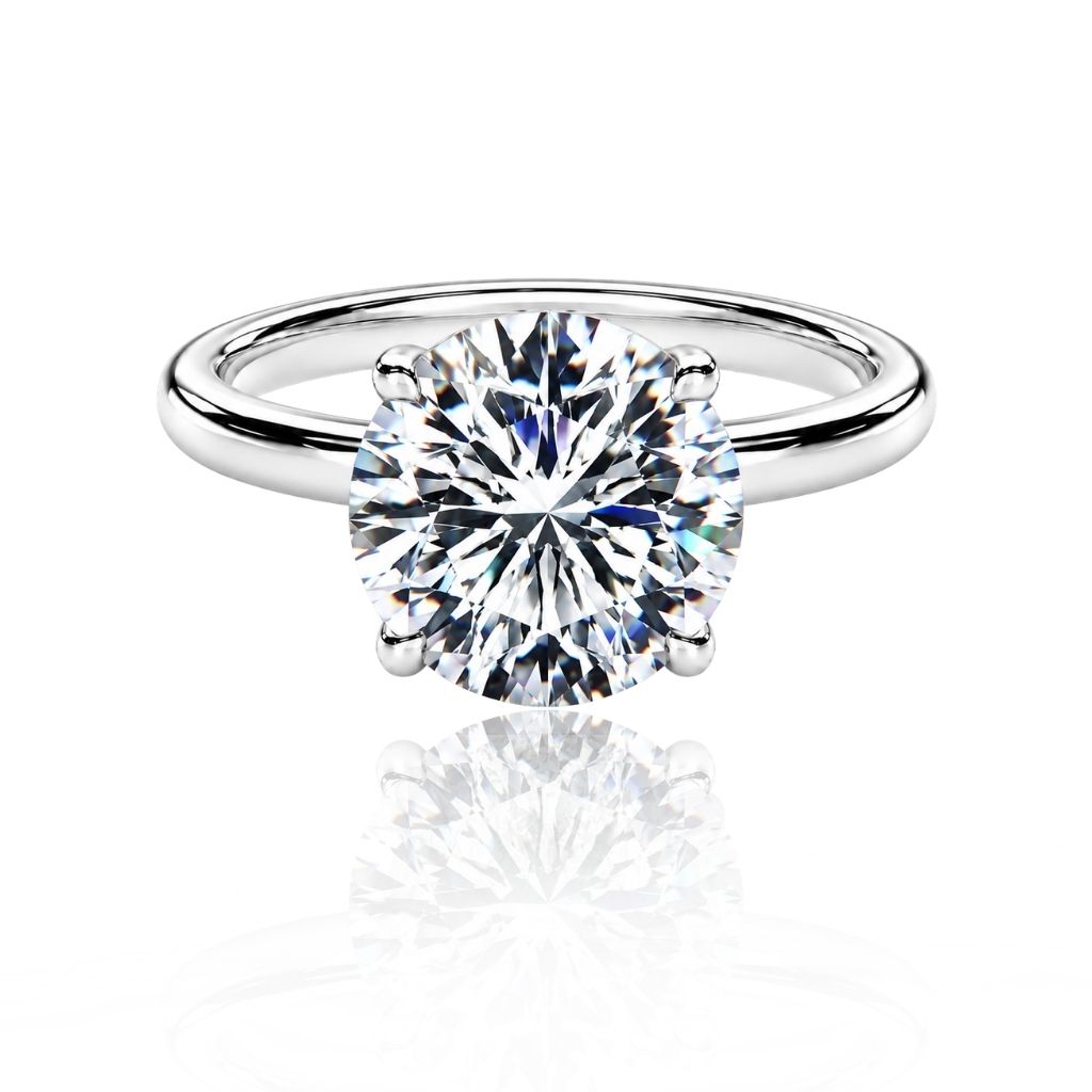 Nastya Brilliant Cut Moissanite Solitaire Ring