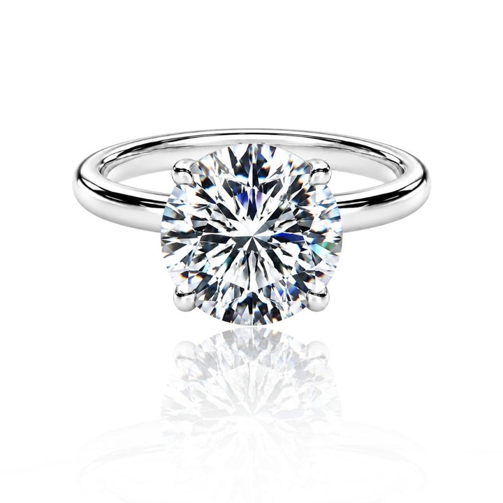 Nastya Brilliant Cut Moissanite Solitaire Ring