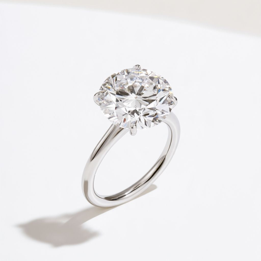 Nastya Brilliant Cut Moissanite Solitaire Ring