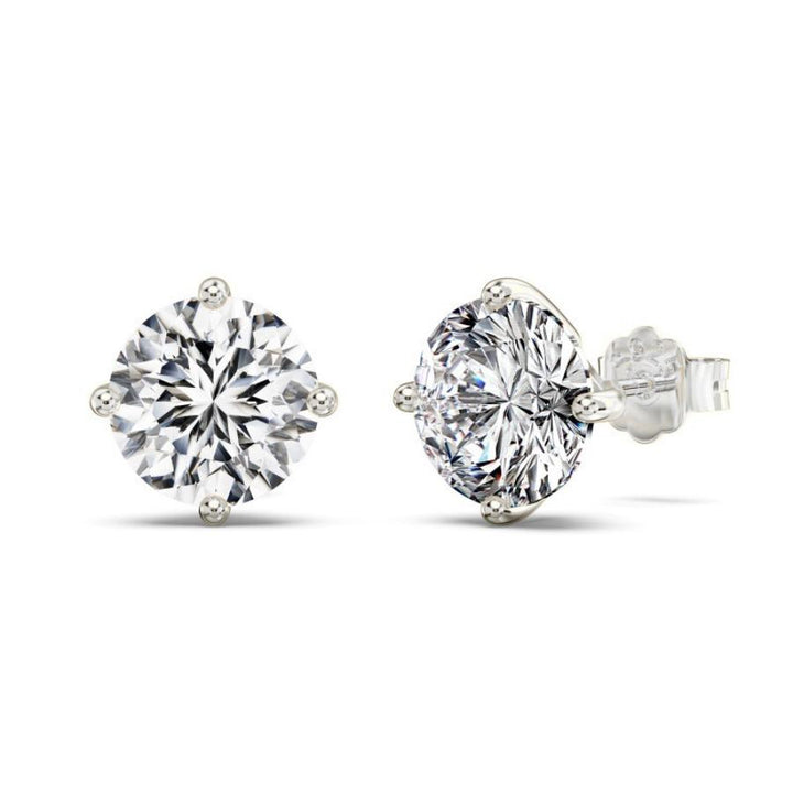 Olea Brilliant Cut Stud Earrings