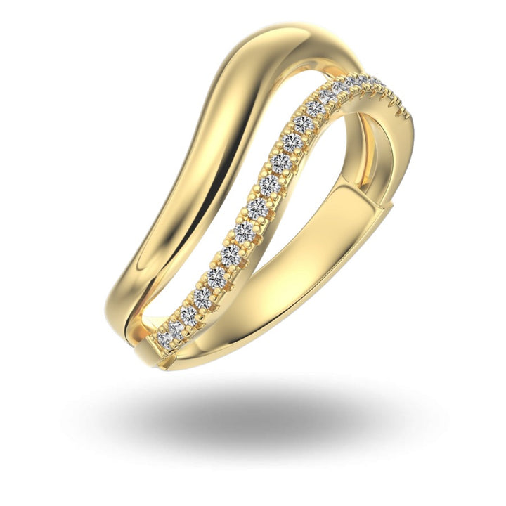 Orla Wave Ring Gold