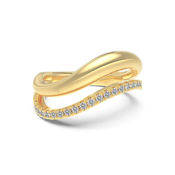 Orla Wave Ring Gold