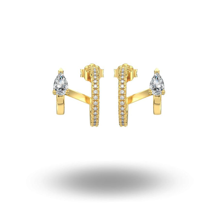 Otis Illusion Earrings Gold