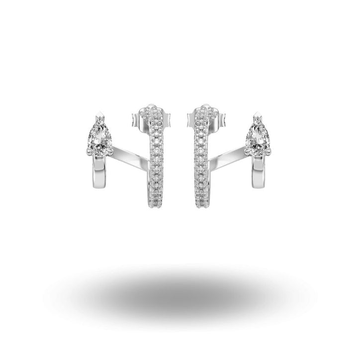 Otis Illusion Earrings Silver