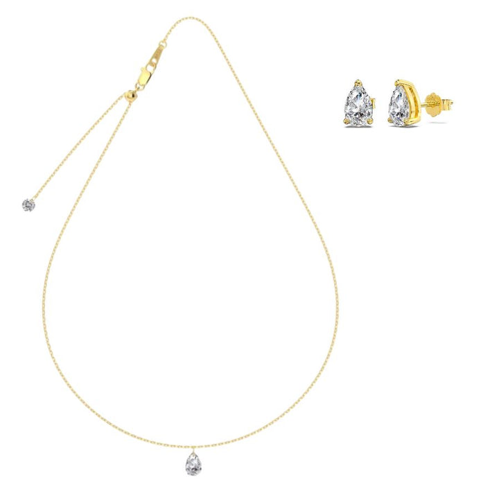 Pear Cut Bundle Gold