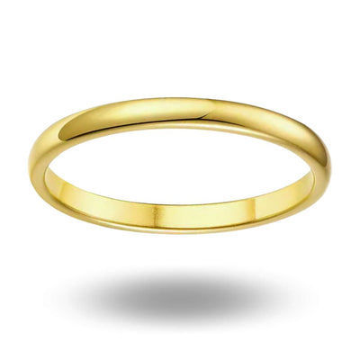 Sienna Plain Stacking Ring Gold