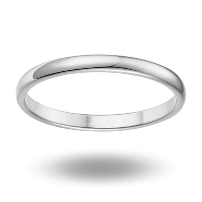Sienna Plain Stacking Ring Silver