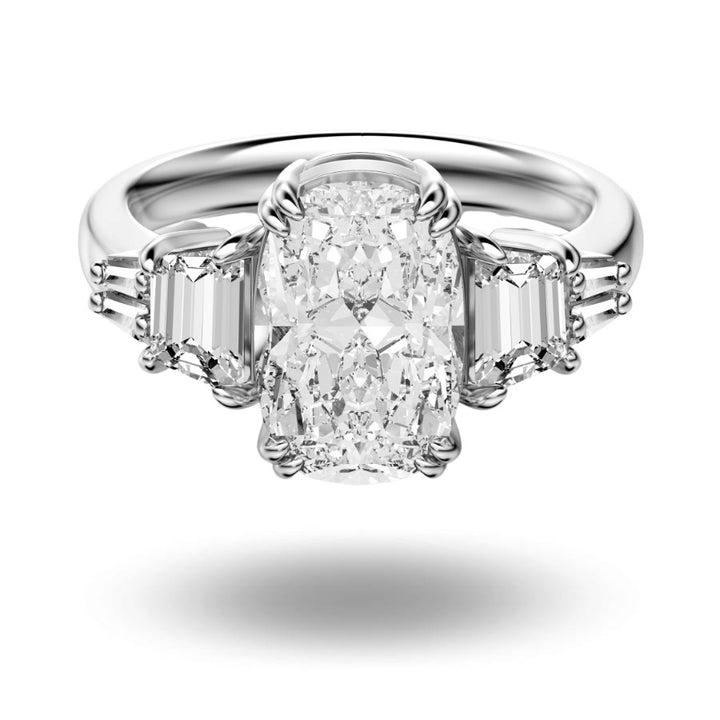 Sylvie Oval Cut Ring Silver