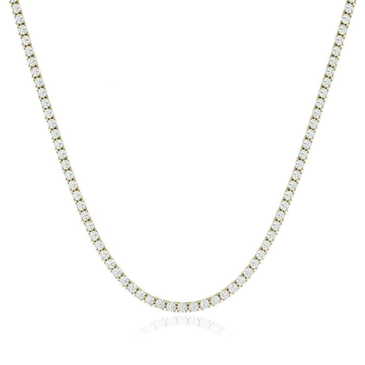 Tennis Necklace 3mm Gold