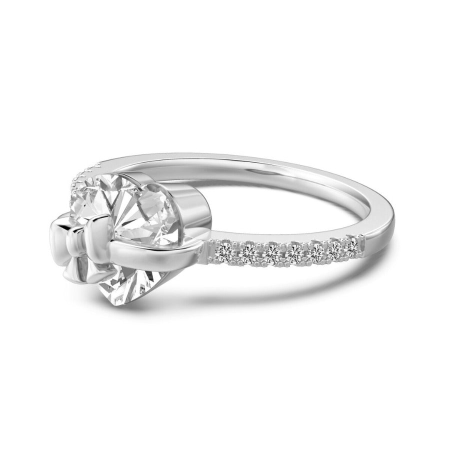 The Precious Heart Ring Silver