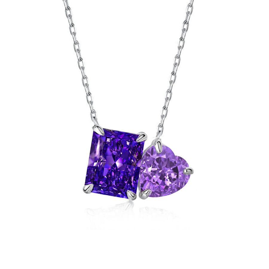 Toi et Moi Birthstone Necklace
