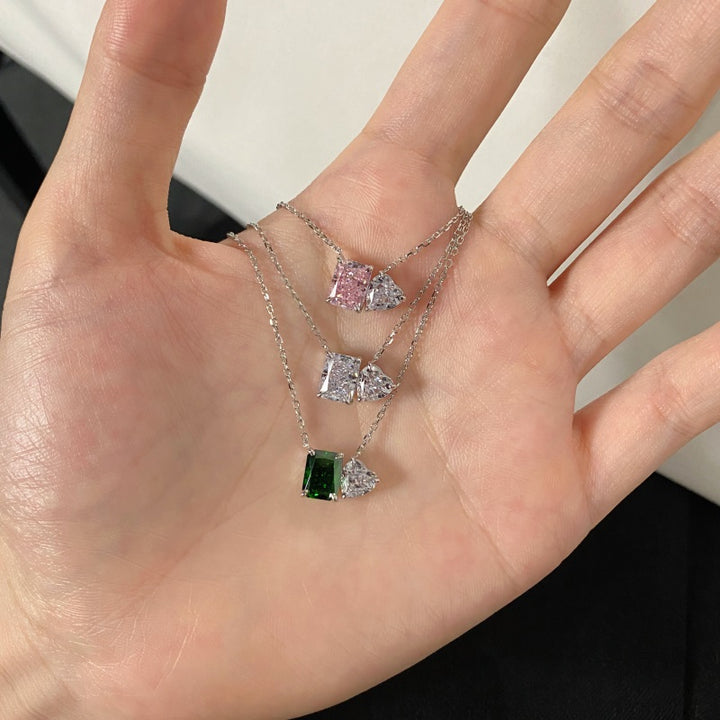 Toi et Moi Birthstone Necklace
